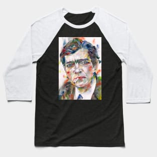 JULIO CORTAZAR watercolor portrait .1 Baseball T-Shirt